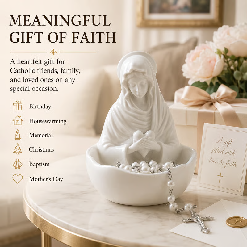 🔥Last Day 50% OFF - Handmade Virgin Mary Catch-All Bowl🙏