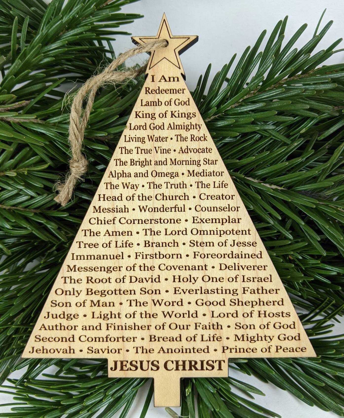 Names of Christ Ornament