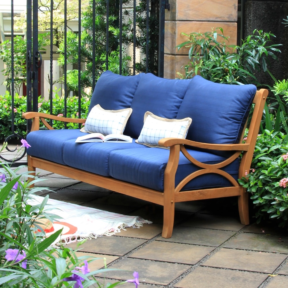 Cambridge Casual Lowell 5-piece Teak Wood Outdoor Conversation Set