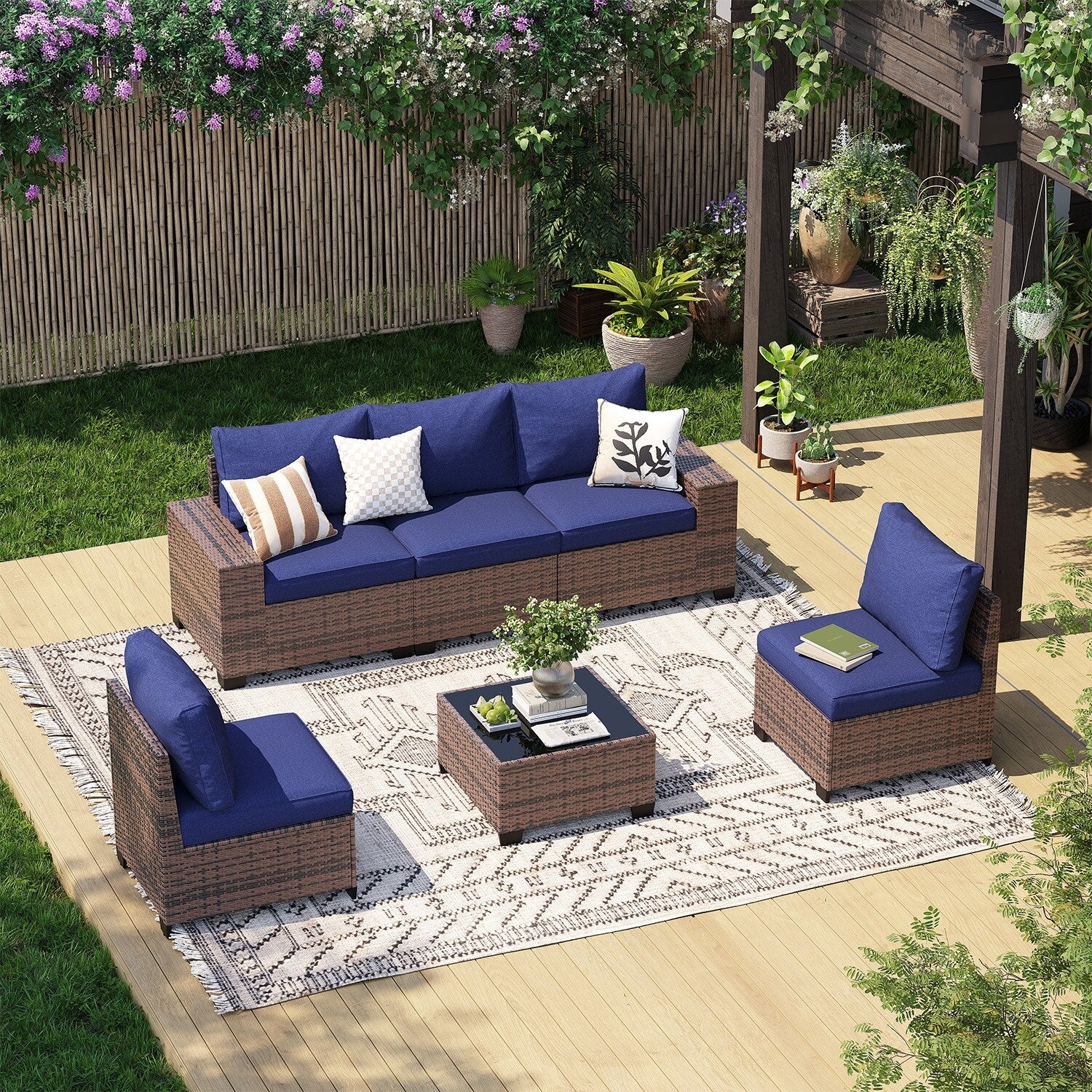 Patio Furniture Set , Outdoor Sectional Sofa Set