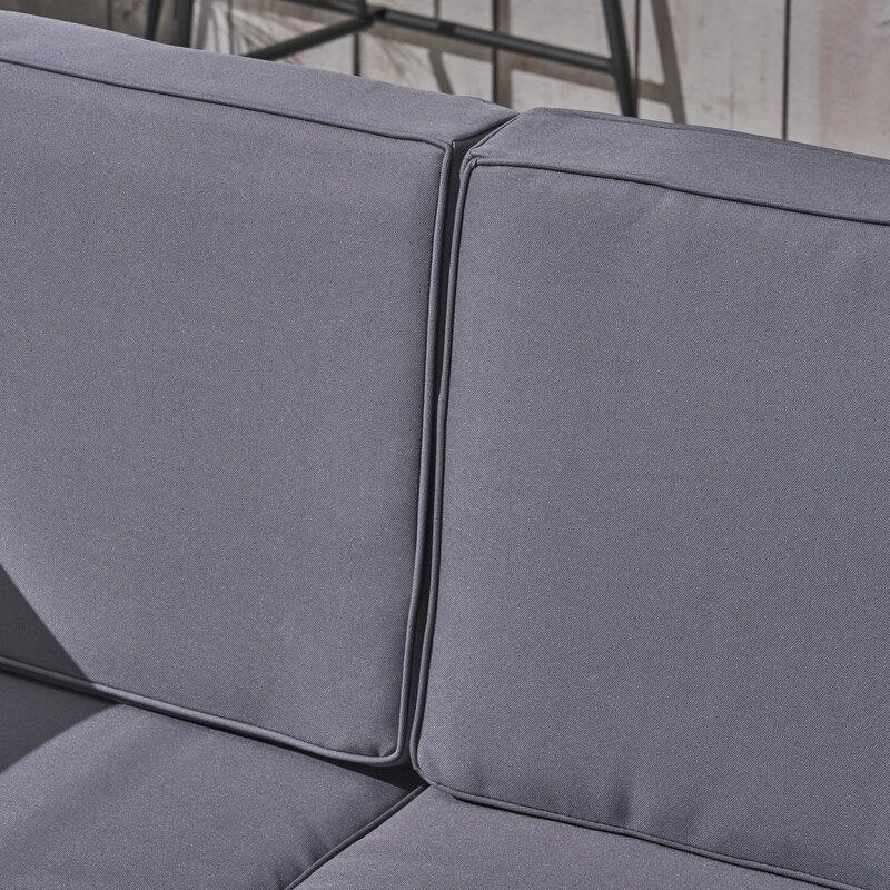 Patson Solid Wood 8 - Person Seating Group with Cushions