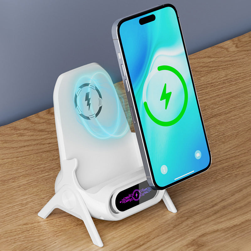📱 49% OFF NOW! ✨ Wireless Fast Charger Phone Stand - 15W Quick Charge & Adjustable Viewing Angles, Compatible with All Qi-Enabled Devices ⚡📦