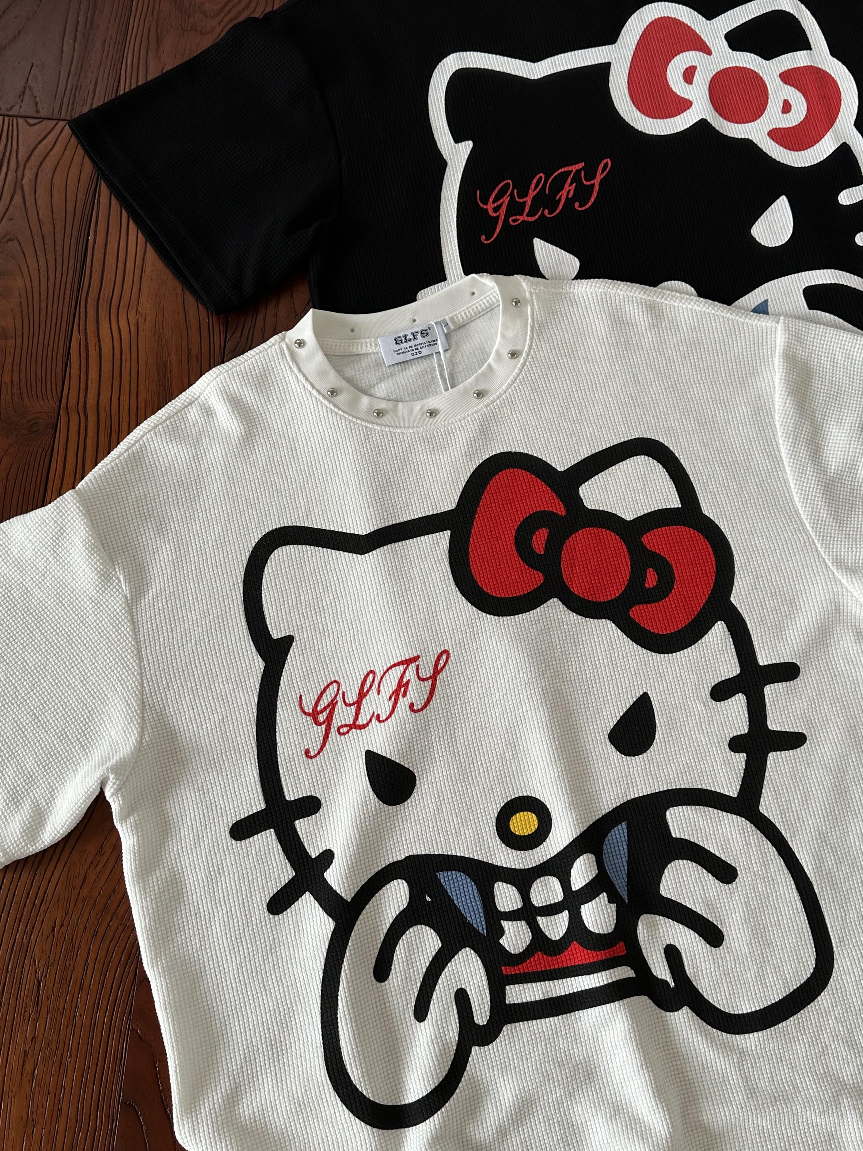 Hello Kitty Funny  Short Sleeve T-Shirt