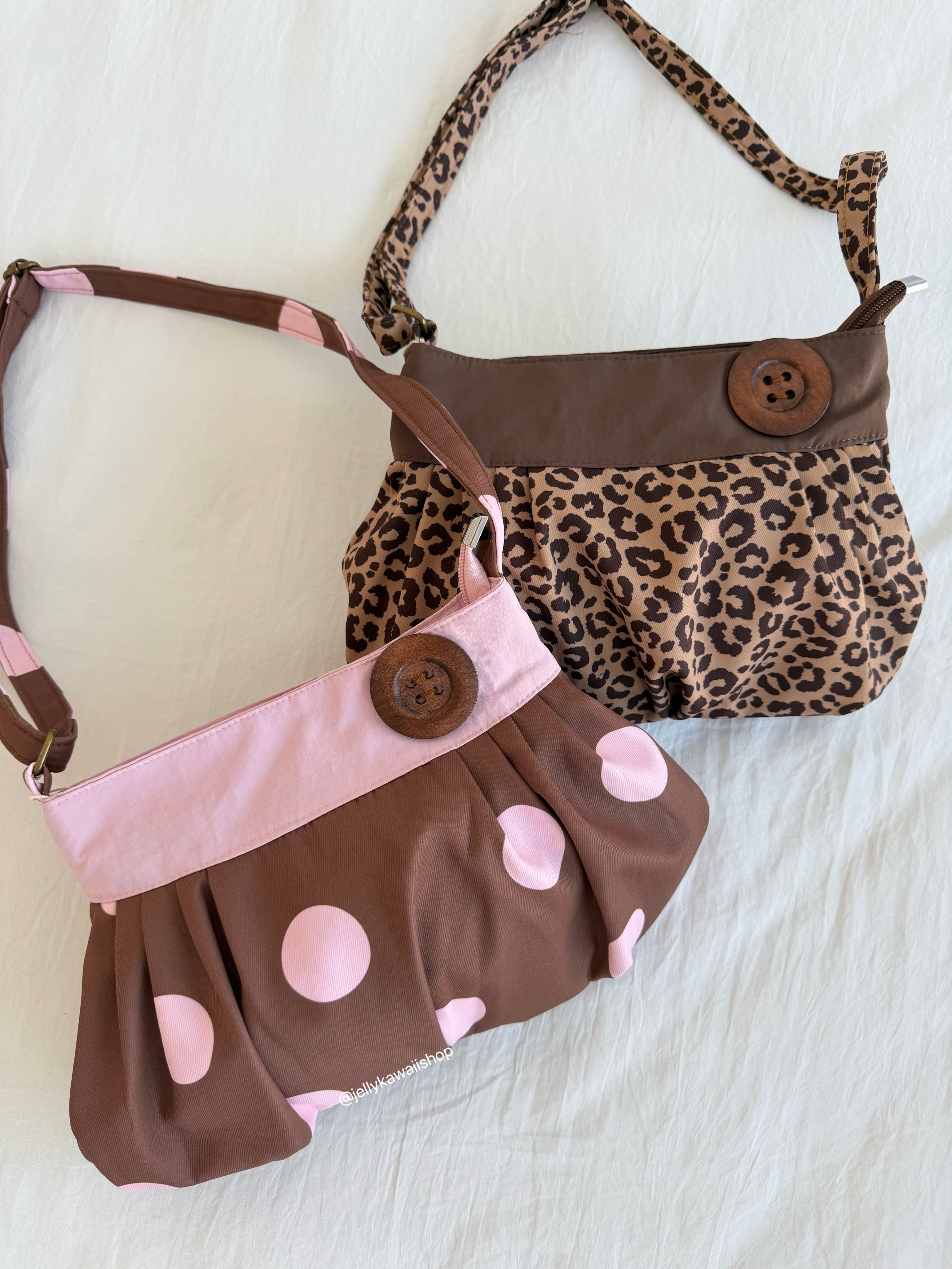 Girly Button Shoulder Bag