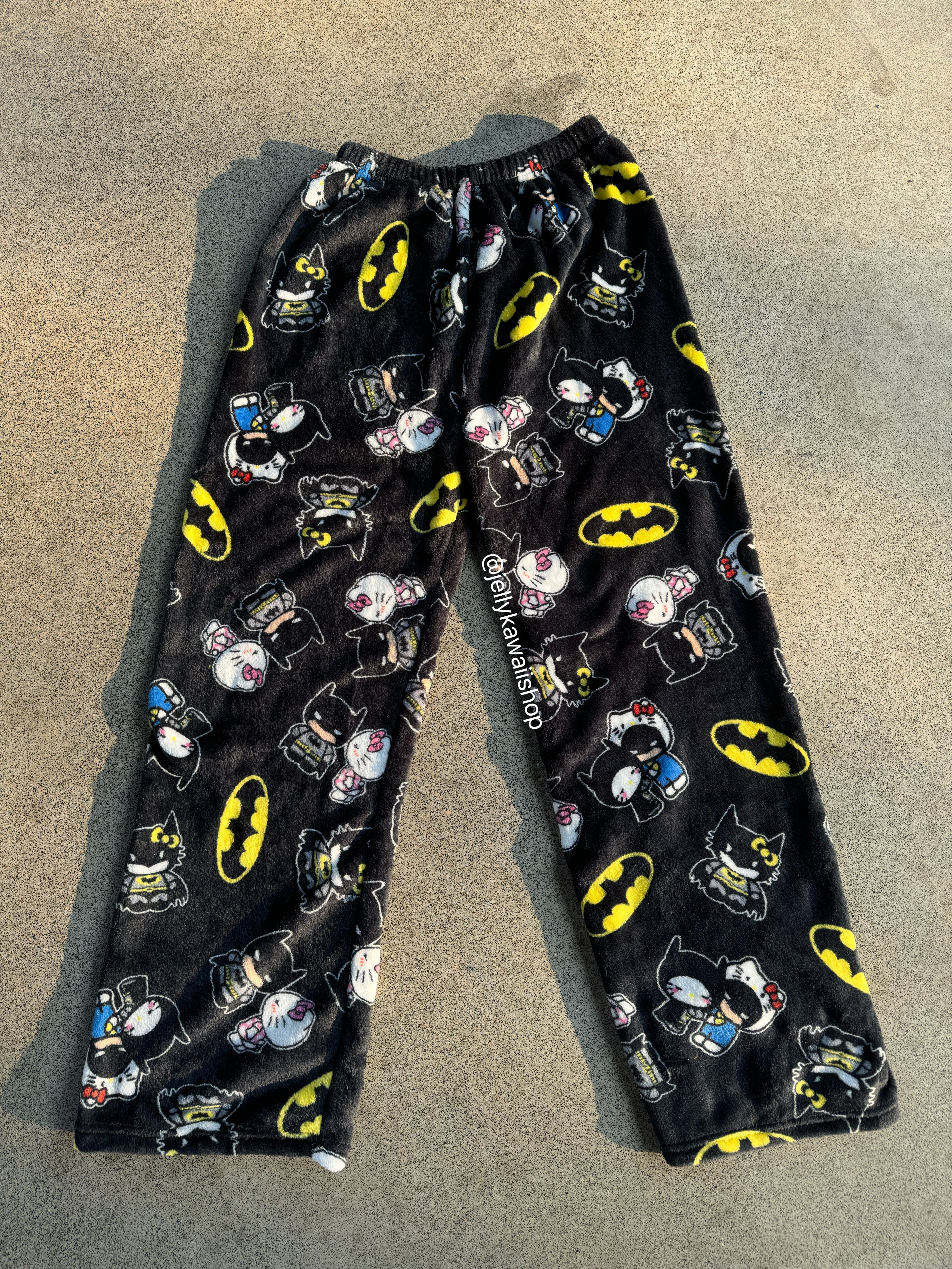 Hellokitty Spiderman Plush Pajama Pants