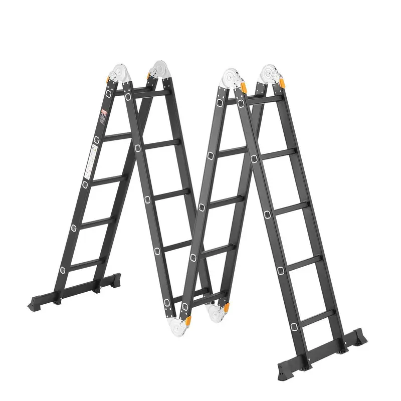 7-in-1 Folding Ladder, 19ft, 330 lbs