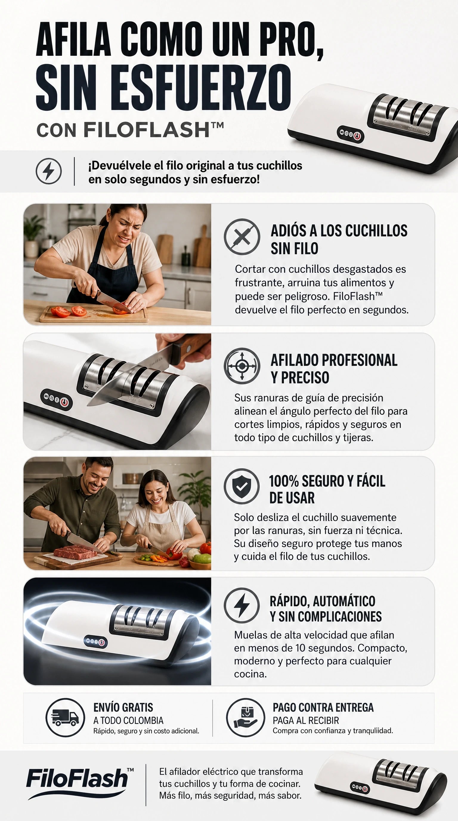 Quick Electric Knife Sharpener – Professional Sharpening Tool