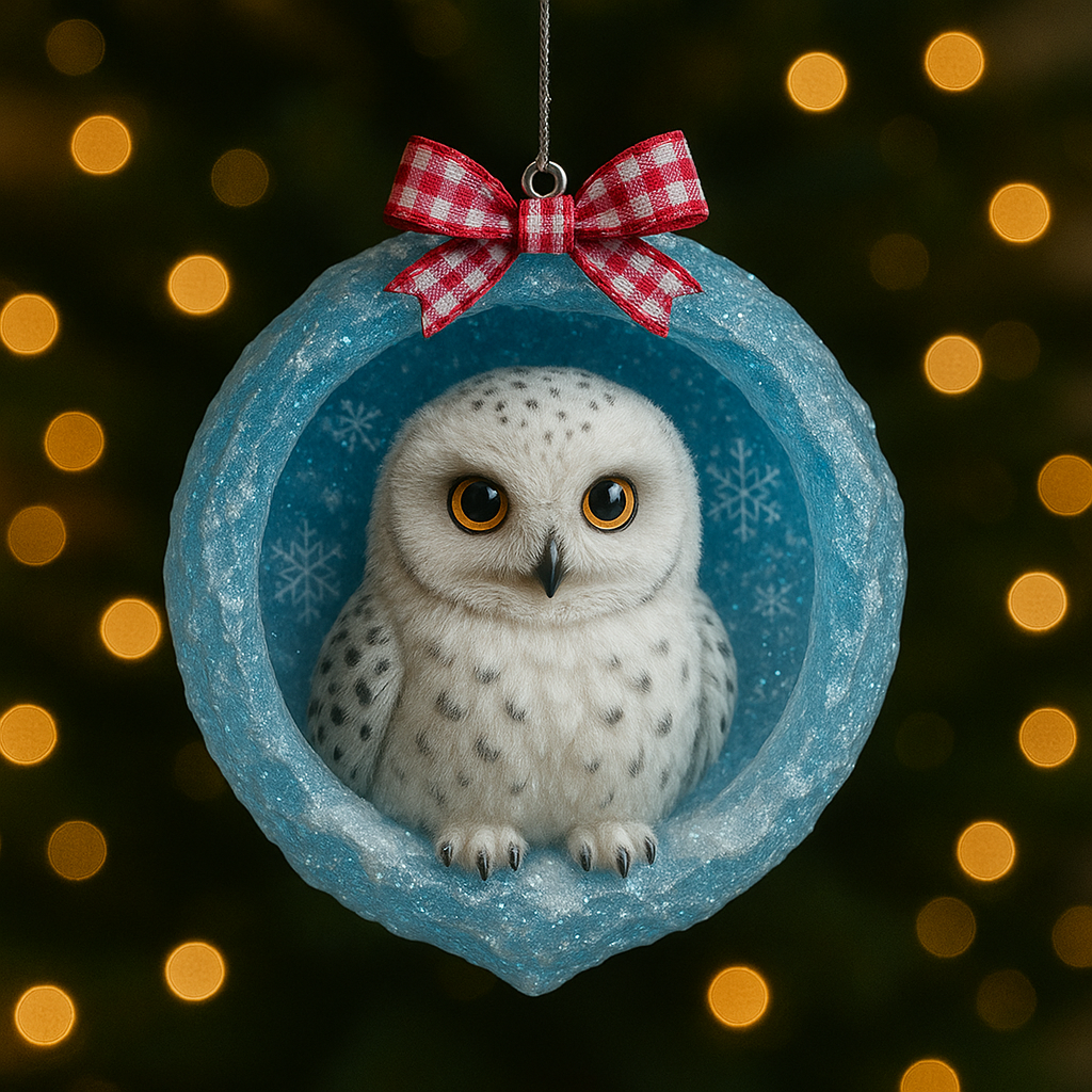 Ice Crystal Cave Animal Ornaments