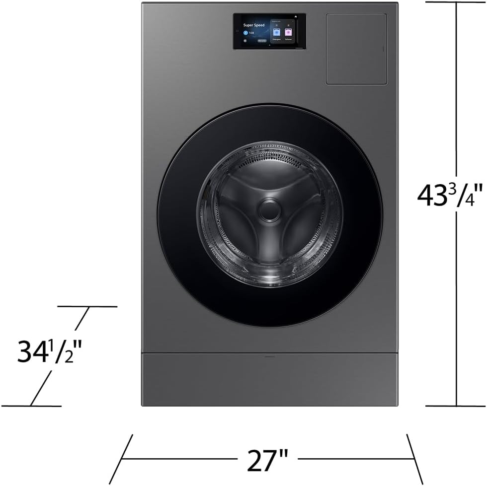 🔥 Smart 5.3 Cu.Ft. All-in-One Washer Dryer Combo – Ultra Capacity Front Load Laundry Machine | Limited Time Deal