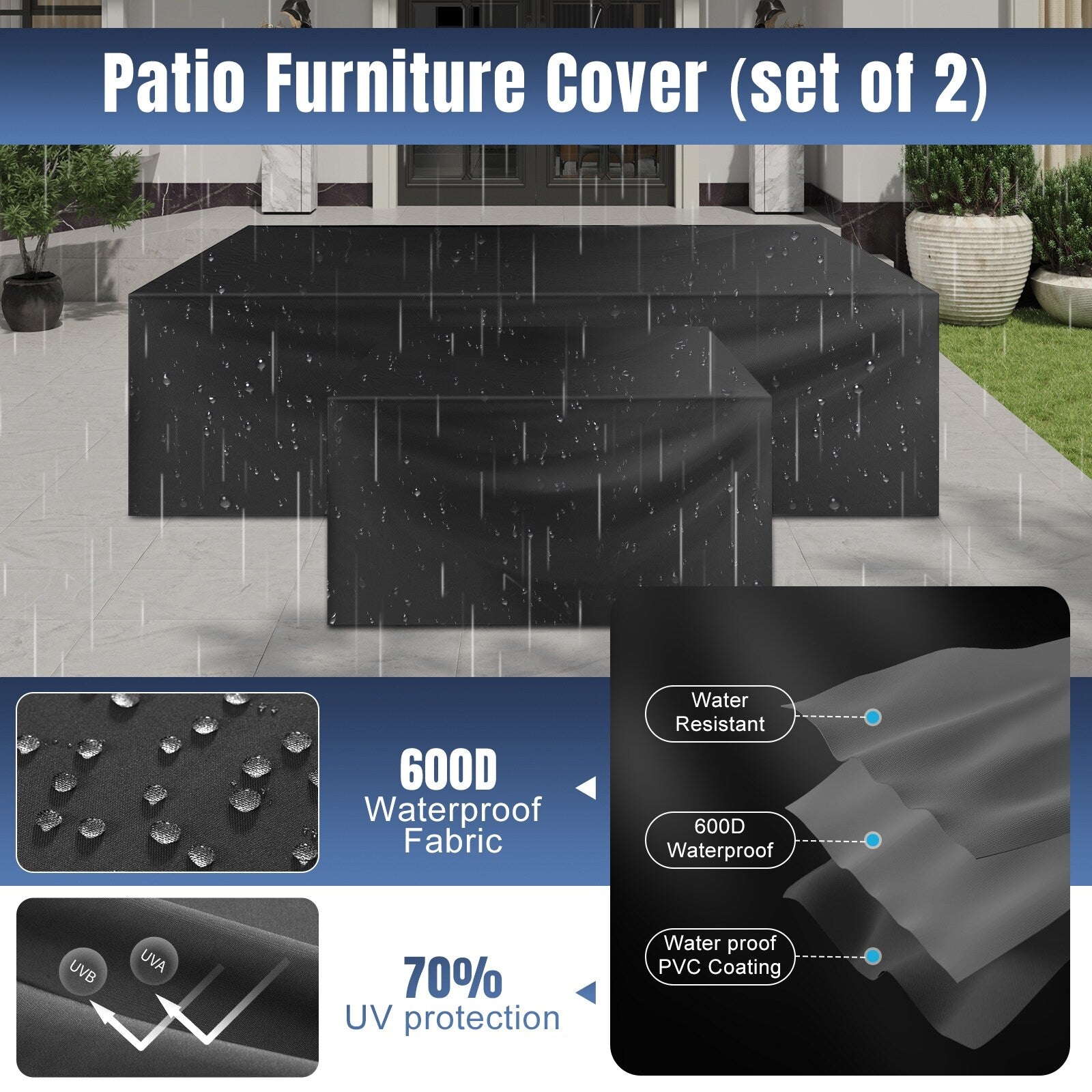 Patio Furniture Set , Outdoor Sectional Sofa Set