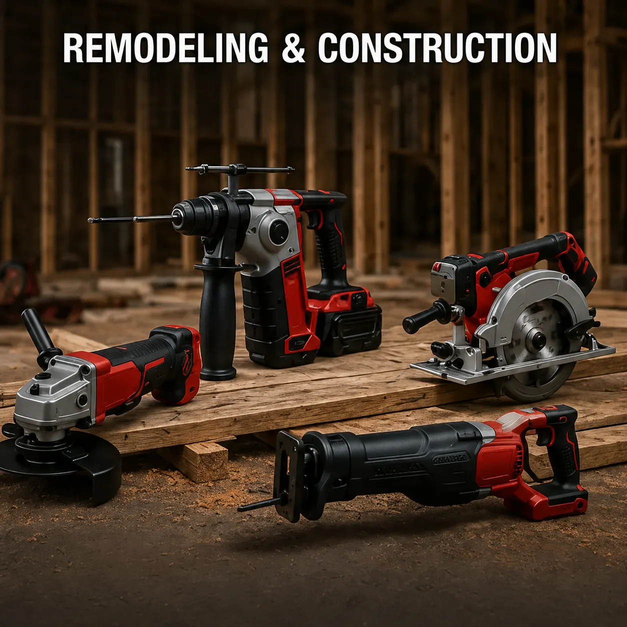⚡️18V Cordless Power Tool Combo Kit – Professional Tools for Home & Workshop