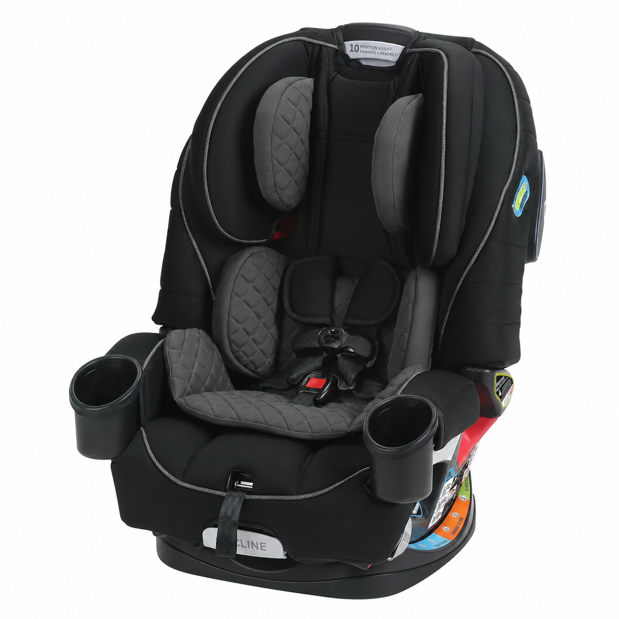 🚗 Clearance Deal | 4-in-1 Convertible Child Safety Seat | From Infant to Big Kid 👶🧒 | Long-Term Comfort & Protection 🛡️