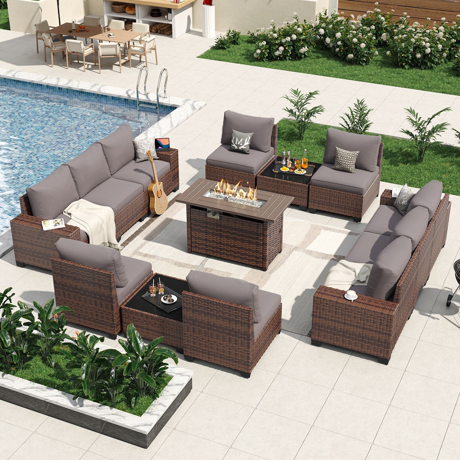 Patio Furniture Set , Outdoor Sectional Sofa Set