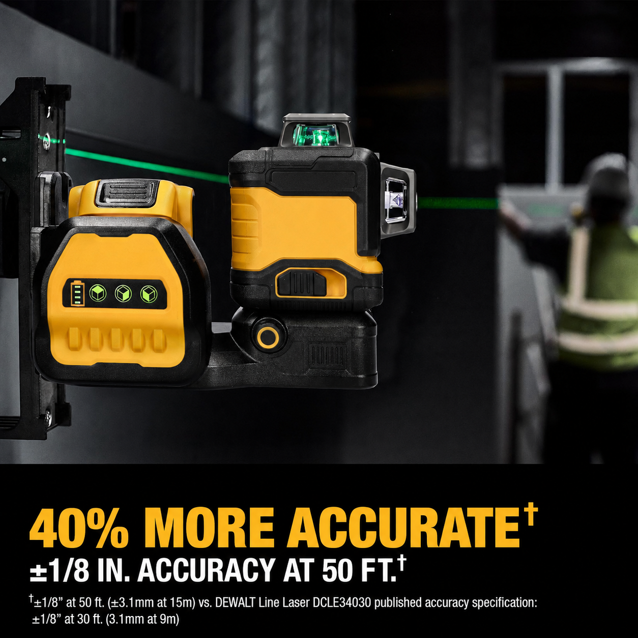 🔥Flash Sale🔥 High-Precision 3×360° Green Beam Laser Level Kit with Battery & Charger Included