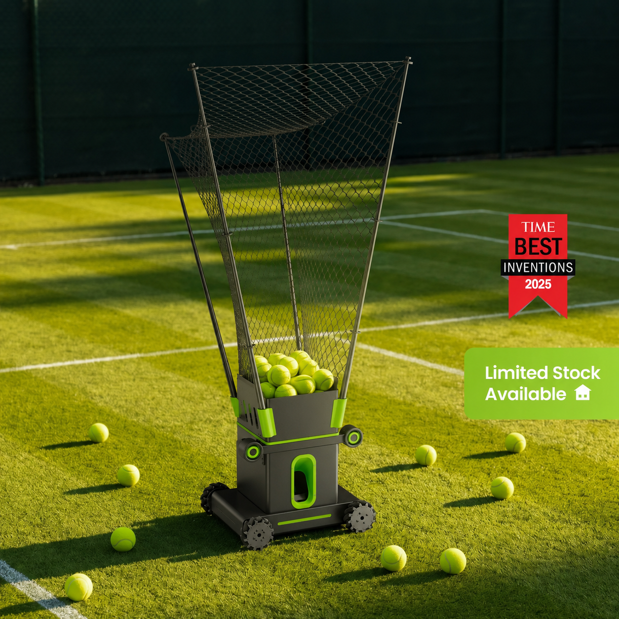 🔥 Limited-Time Offer: Smart Tennis Training Robot + FREE Racket Gift 🎾