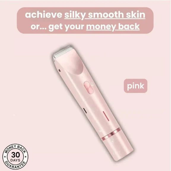 🌸LAST DAY SPECIAL PRICE!!🌸Akunbem🇬🇧 Rechargeable Women’s Trimmer ⚡  Dual Heads • IPX7 Waterproof • Painless Precision for Face, Bikini & Body 💧