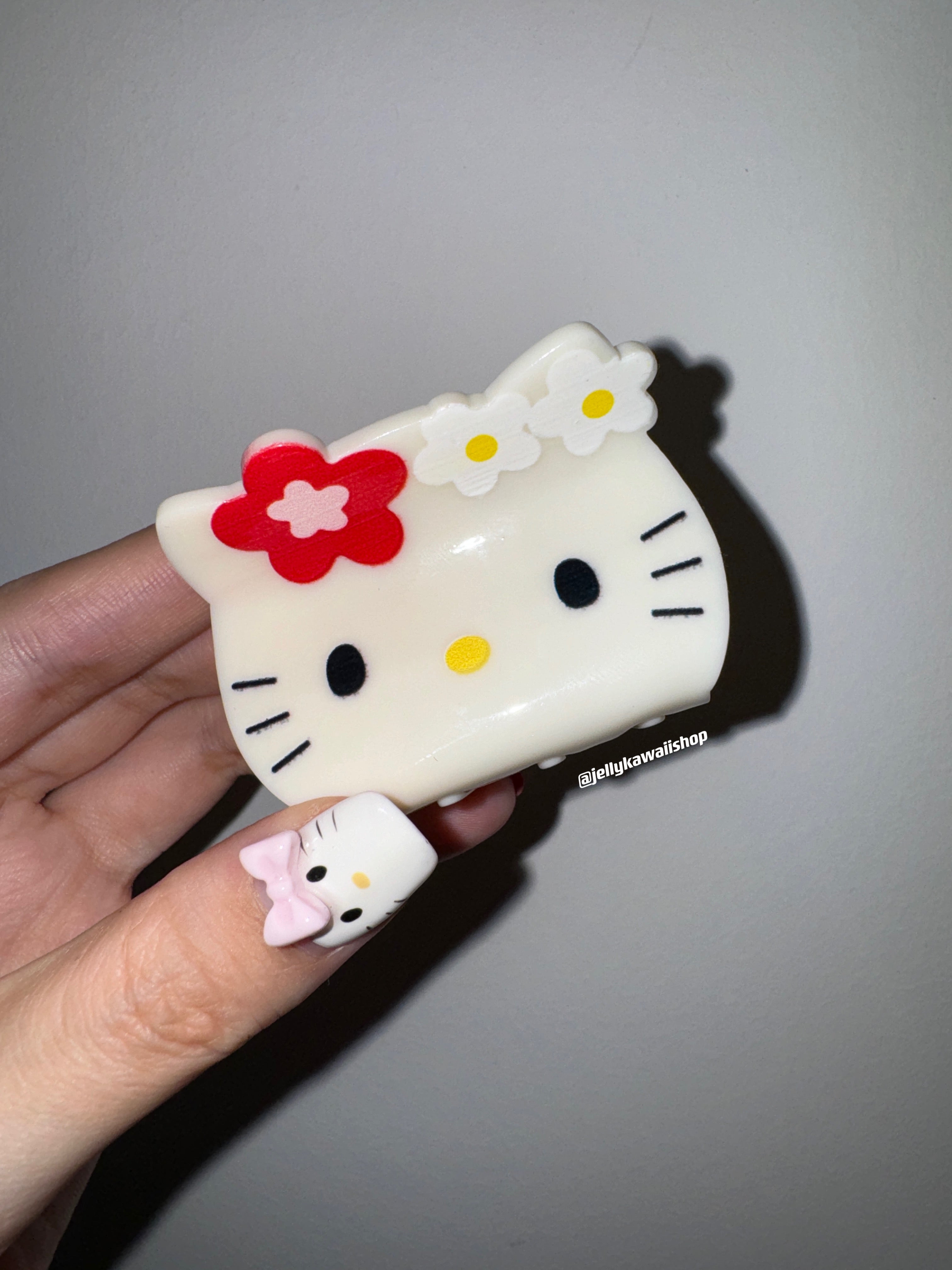 Tan Hellokitty Hair Clip Hair Pin Vance clip Hair Accessories｜2 Count (Pack of 1)