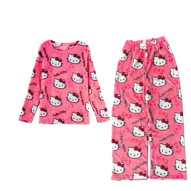 Hellokitty Pants Pajama Long Bottoms Pj Jammies