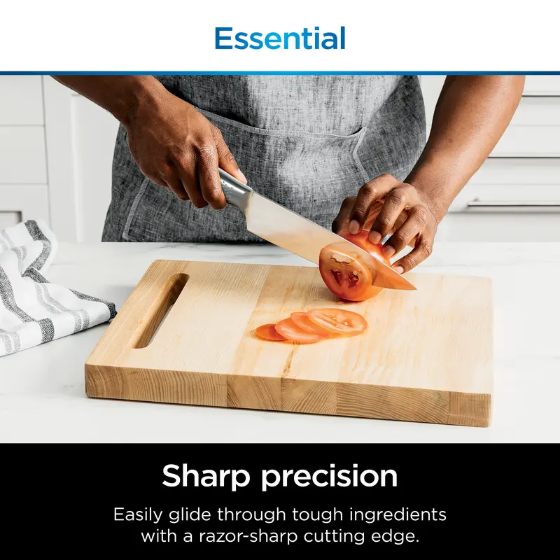 🔪 Special Offer — 12-Piece Stainless Steel Kitchen Knife Set with Built-In Sharpener & White Storage Block ✨