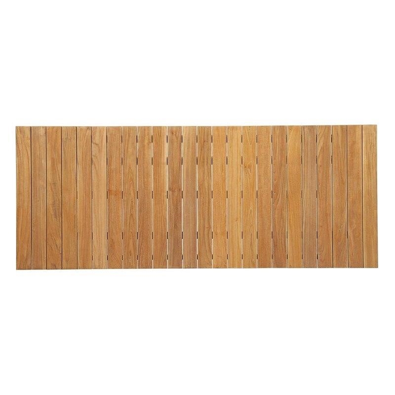 Sidney Rectangular 6 - Person 98.5'' Long Teak Dining Set