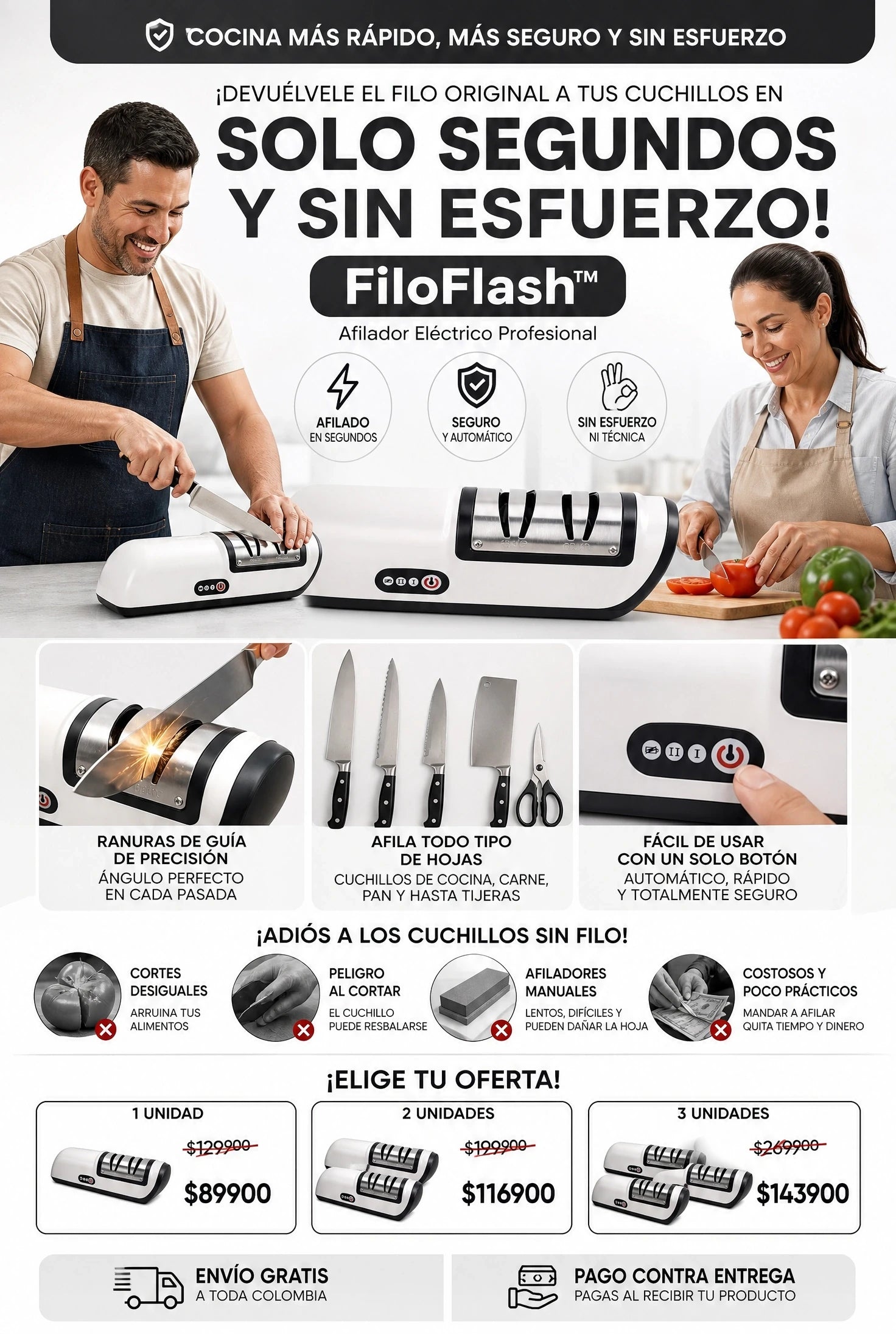 Quick Electric Knife Sharpener – Professional Sharpening Tool