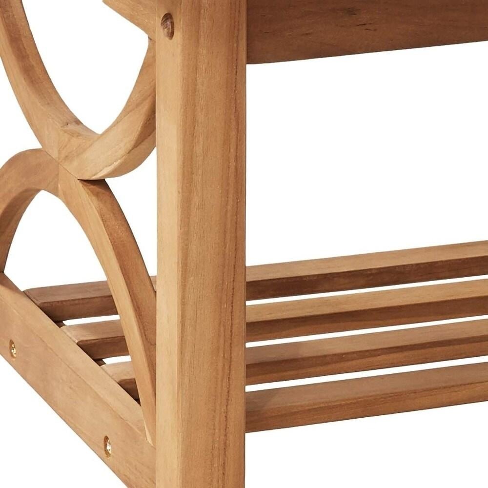 Cambridge Casual Lowell 5-piece Teak Wood Outdoor Conversation Set