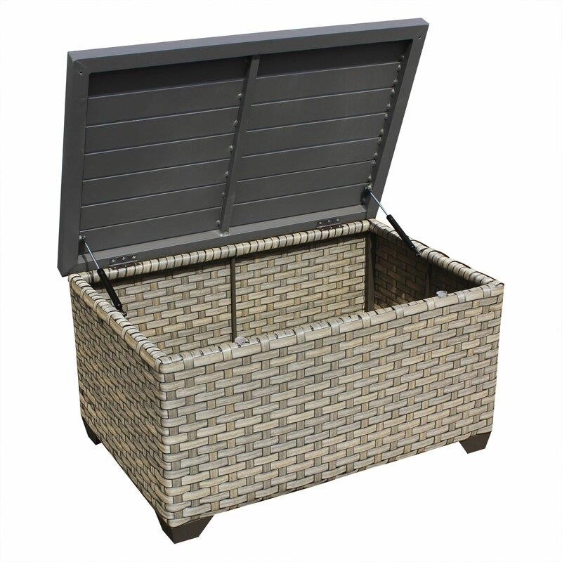 Rochford All Weather Wicker/Rattan 4 - Person Seating Group with Cushions