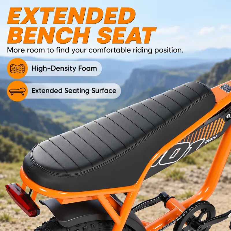 🔥Last Chance Sale🔥V101 1500W Fat Tire Electric Bike