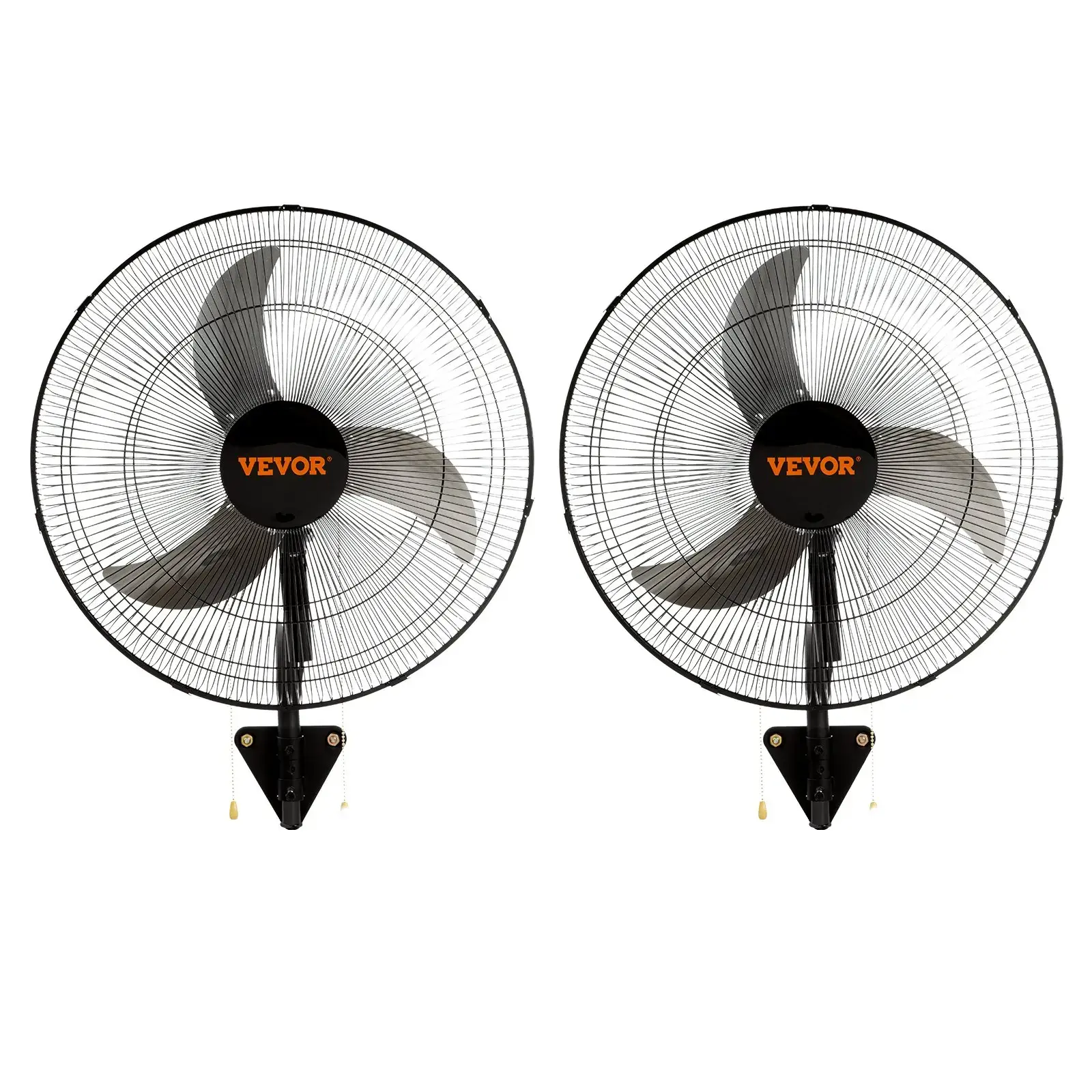 3-Speed Oscillating Industrial Wall Mount Fan, 20 Inch High Velocity 4650 CFM Cooling Fan for Warehouse, Greenhouse, Workshop & Home Use