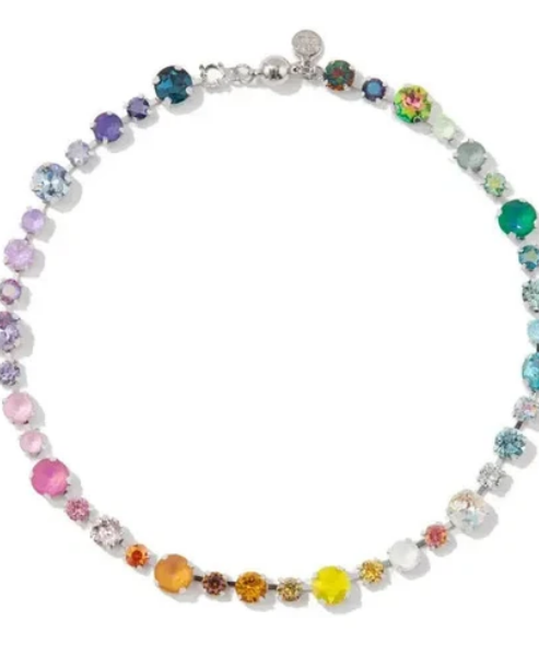 🌈 Rainbow Gemstone Necklace
