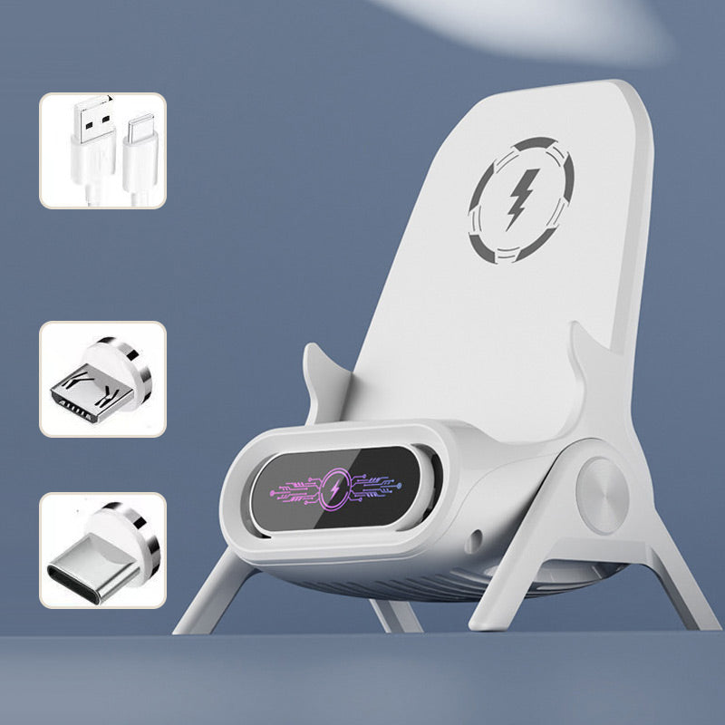 📱 49% OFF NOW! ✨ Wireless Fast Charger Phone Stand - 15W Quick Charge & Adjustable Viewing Angles, Compatible with All Qi-Enabled Devices ⚡📦