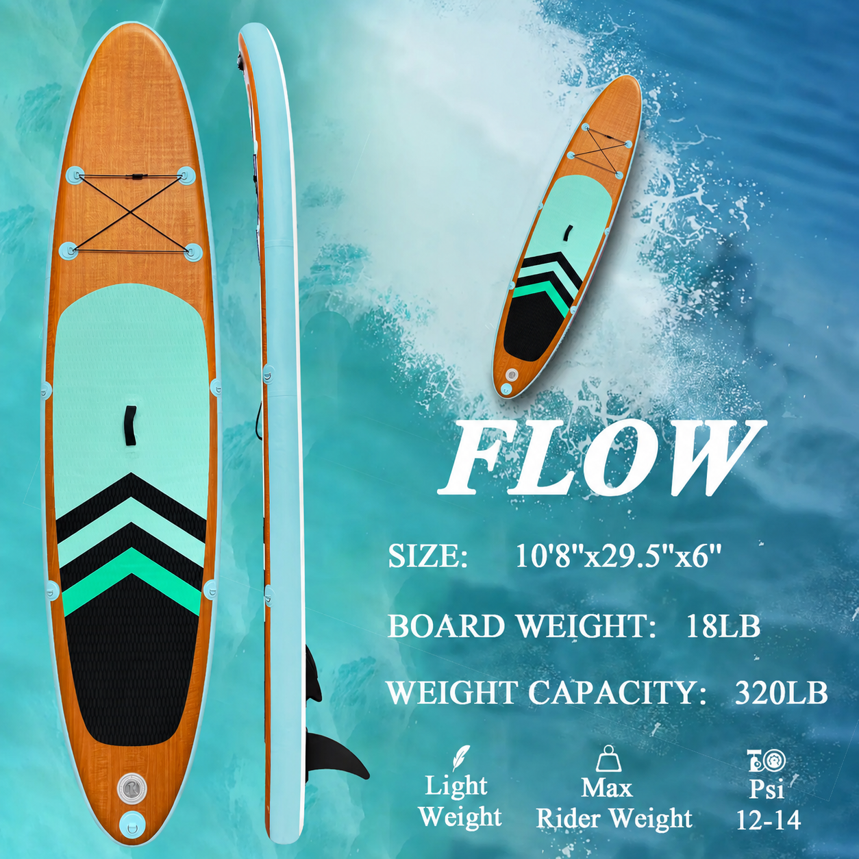 🌊 Limited-Time Deal Inflatable Paddle Board – Perfect for Summer Water Fun