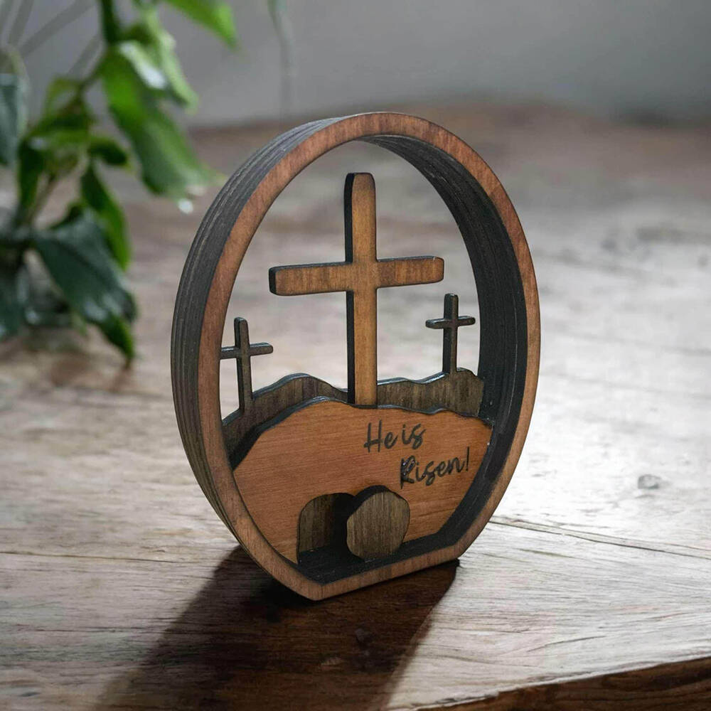 Resurrection Empty Tomb Easter Scene
