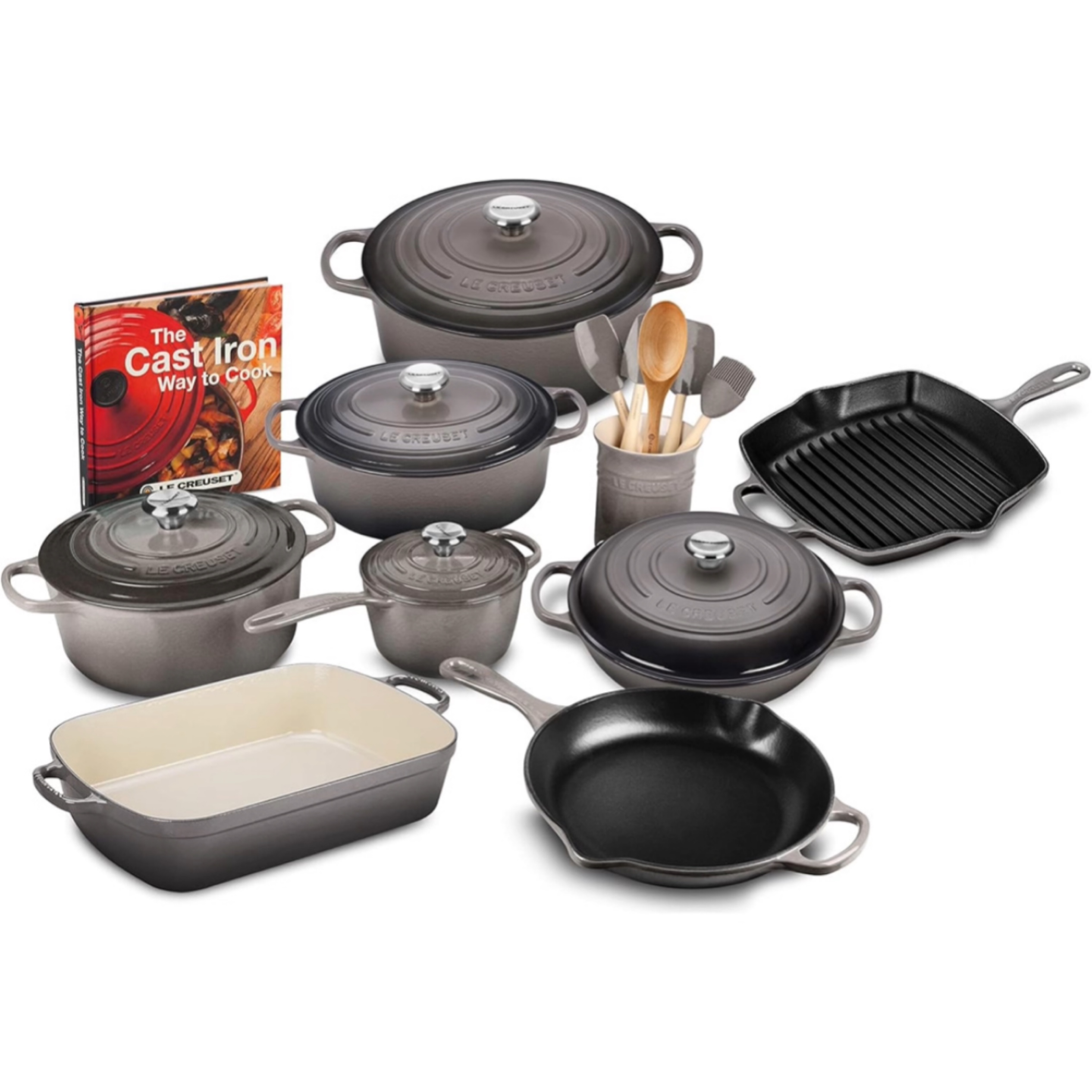 Le Creuset Mixed Material 20-Piece Set - Cerise