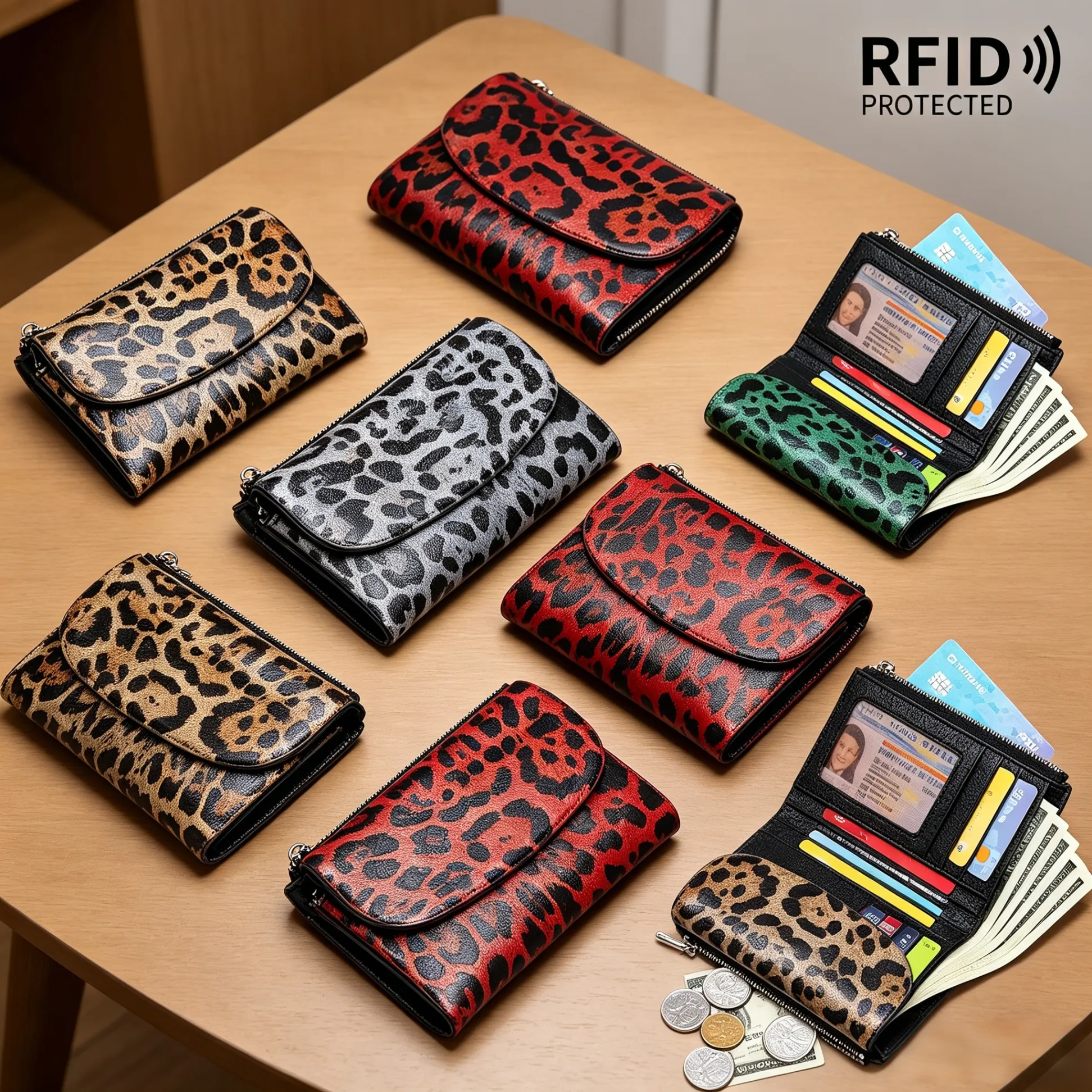 ✨2026 New Arrival 59% OFF⏰Unisex Pebble Real Leather RFID Wallet🔥