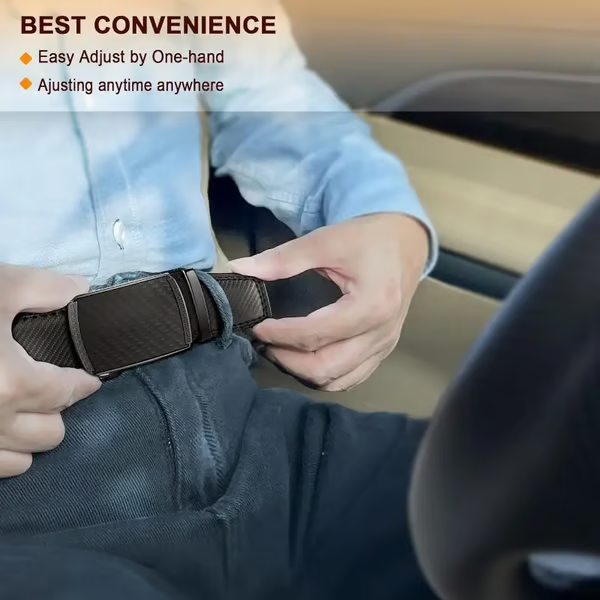 ✨Last Day 59% OFF -Leather Ratchet Belt With Adjustable Buckle