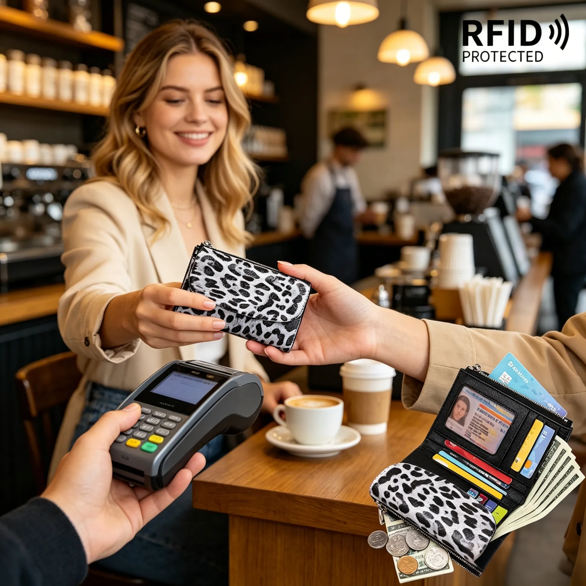 ✨2026 New Arrival 59% OFF⏰Unisex Pebble Real Leather RFID Wallet🔥