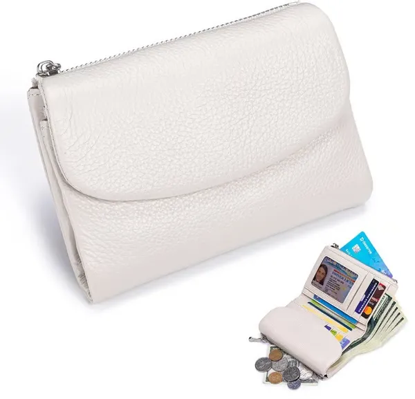 🔥⏰Unisex Pebble Real Leather RFID Wallet🔥
