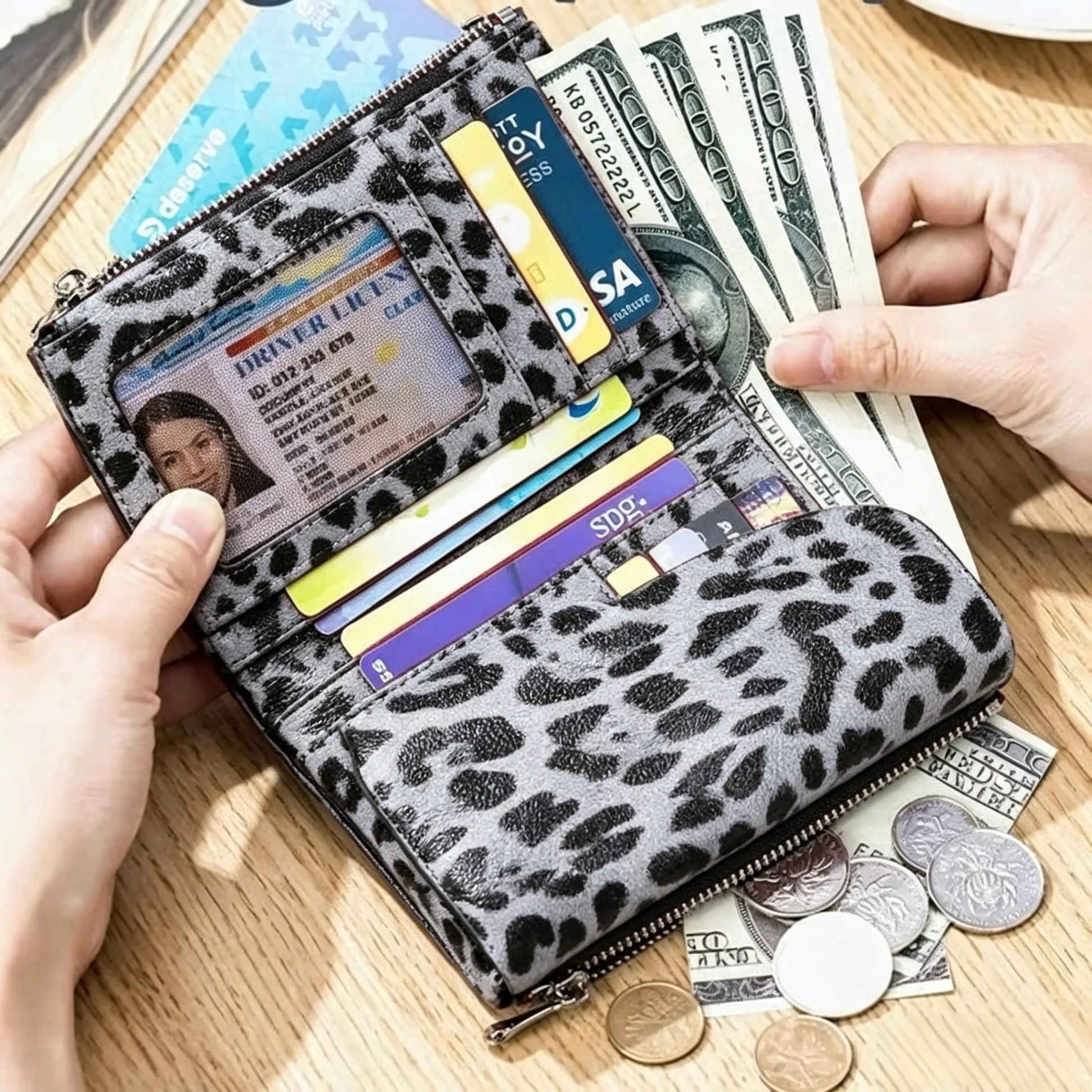 ✨2026 New Arrival 59% OFF⏰Unisex Pebble Real Leather RFID Wallet🔥