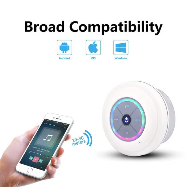 🔥🔥LAST DAY 59% OFF - Mini Bluetooth Waterproof Speaker with LED light🔊