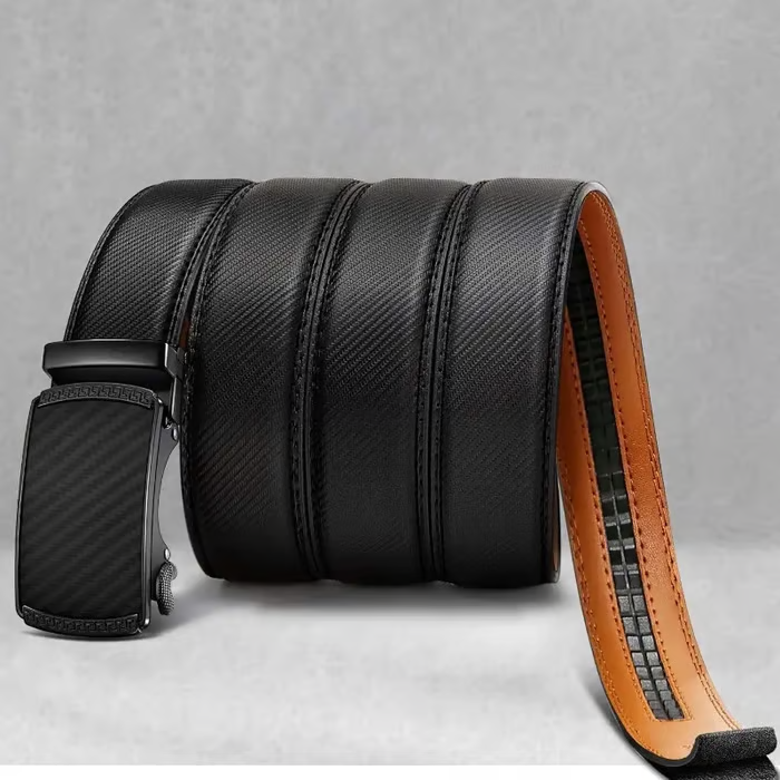 ✨Last Day 59% OFF -Leather Ratchet Belt With Adjustable Buckle