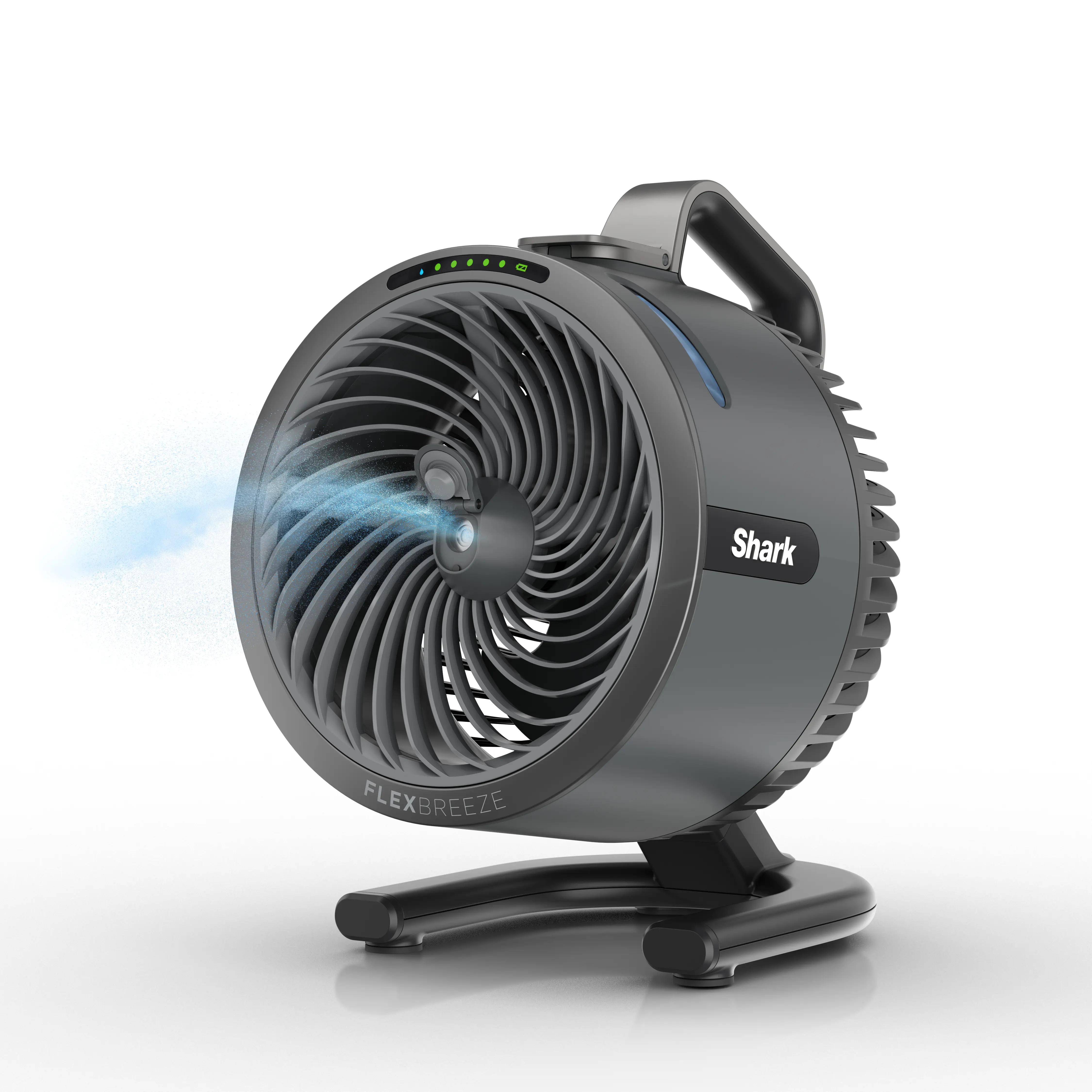 Portable HydroGo Pro evaporative cooler fan, lightweight energy-saving water cooling unit for patio, camping, RV outdoor cooling, quiet portable swamp air cooler.