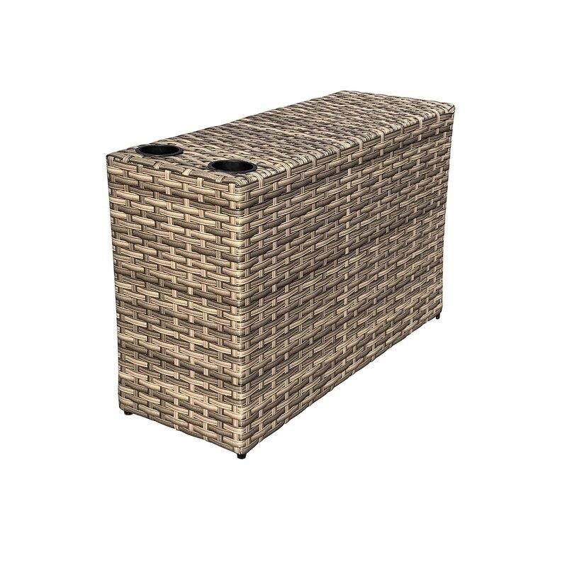 Alhambra Wicker/Rattan 8 - Person Seating Group with Cushions