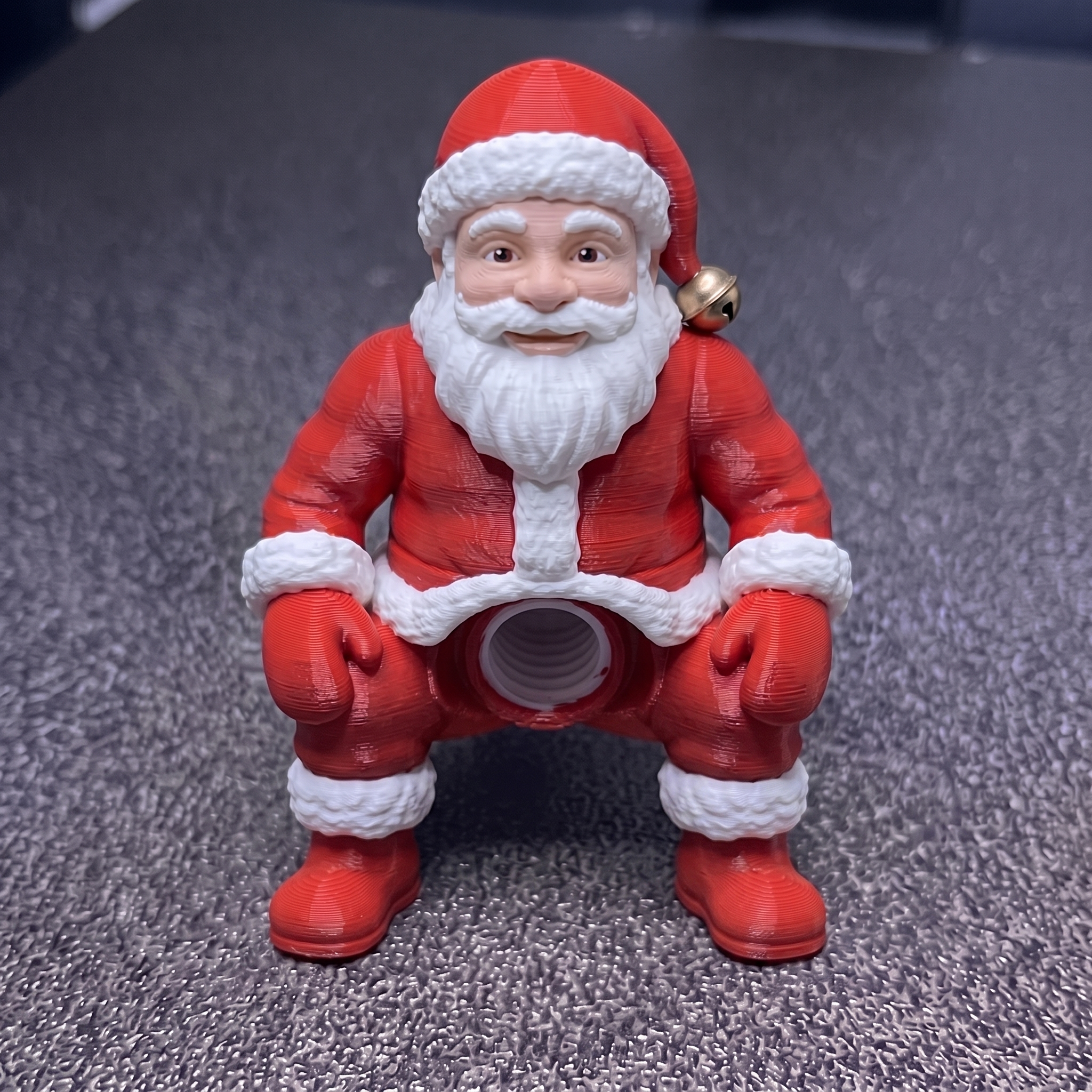 Pooping Santa Toothpaste Topper – Hilarious Christmas Gag Gift