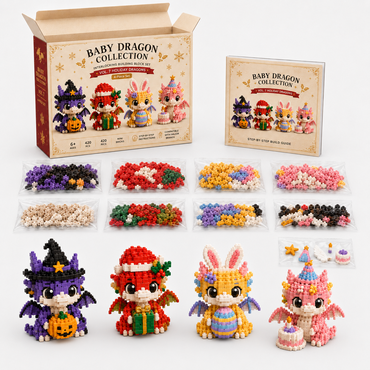 Four Seasons of Joy — Baby Dragon Collection Vol. 7 Holiday Dragons