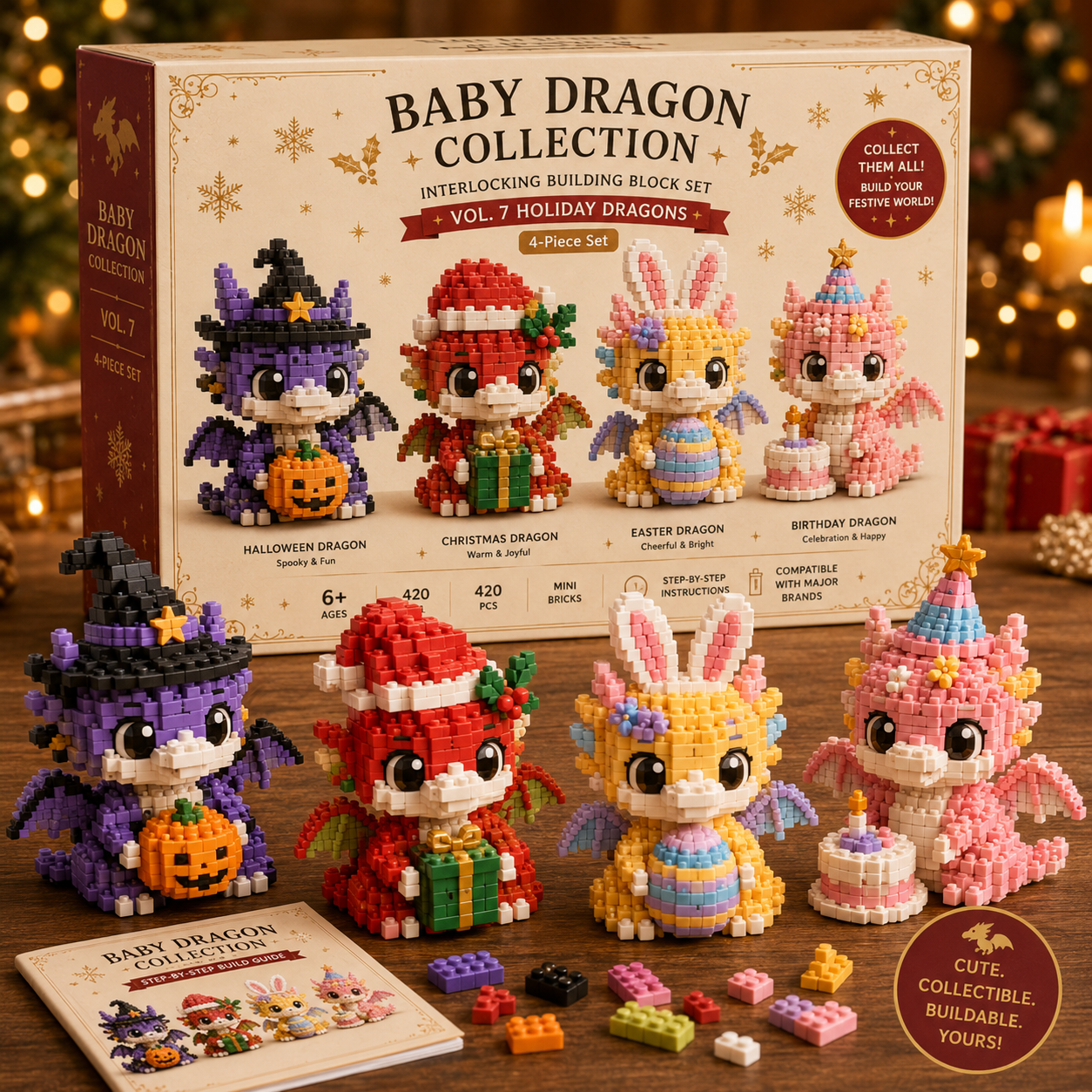 Four Seasons of Joy — Baby Dragon Collection Vol. 7 Holiday Dragons