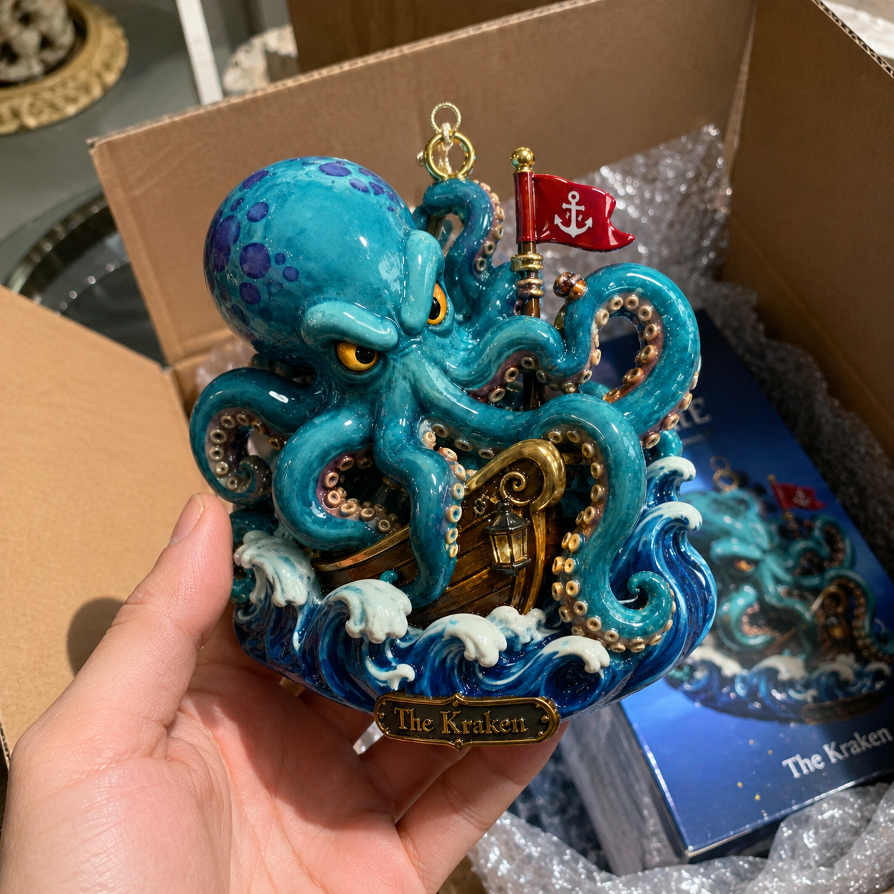 The Kraken Legendary Sea Monster Christmas Ornament