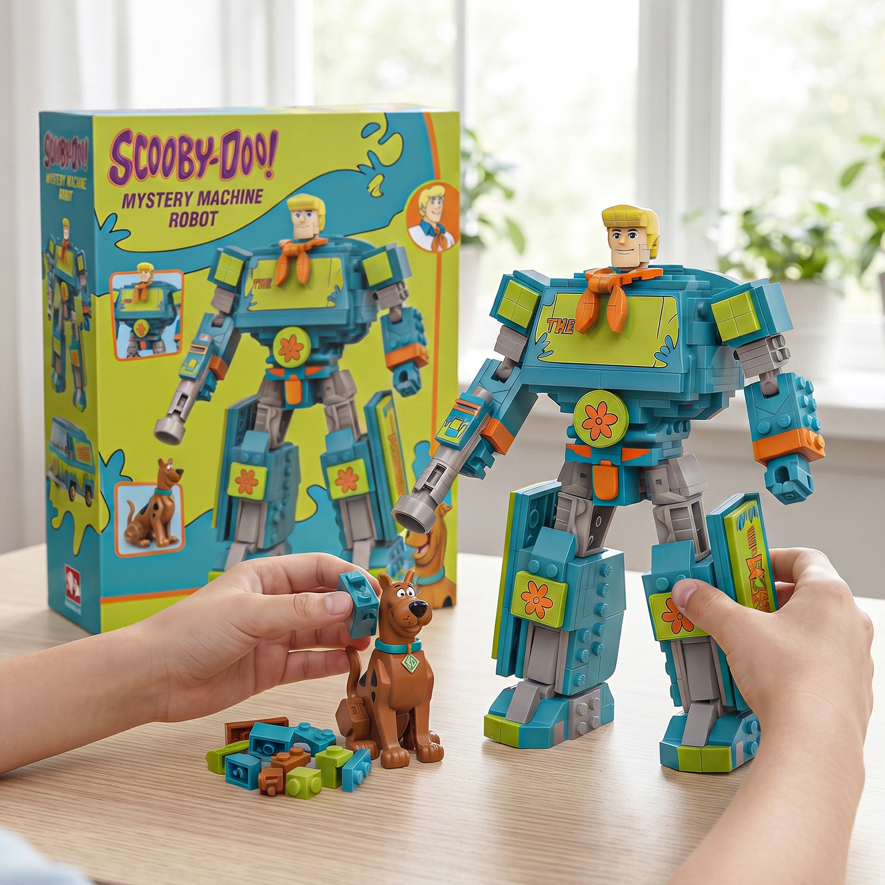 Scooby-Doo Mystery Machine Robot Building Set
