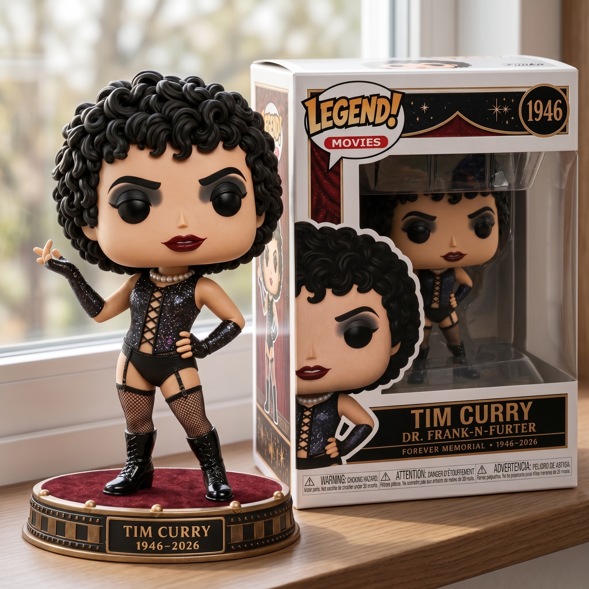 Tim Curry — Dr. Frank-N-Furter 1946–2026 Memorial Collector Figure