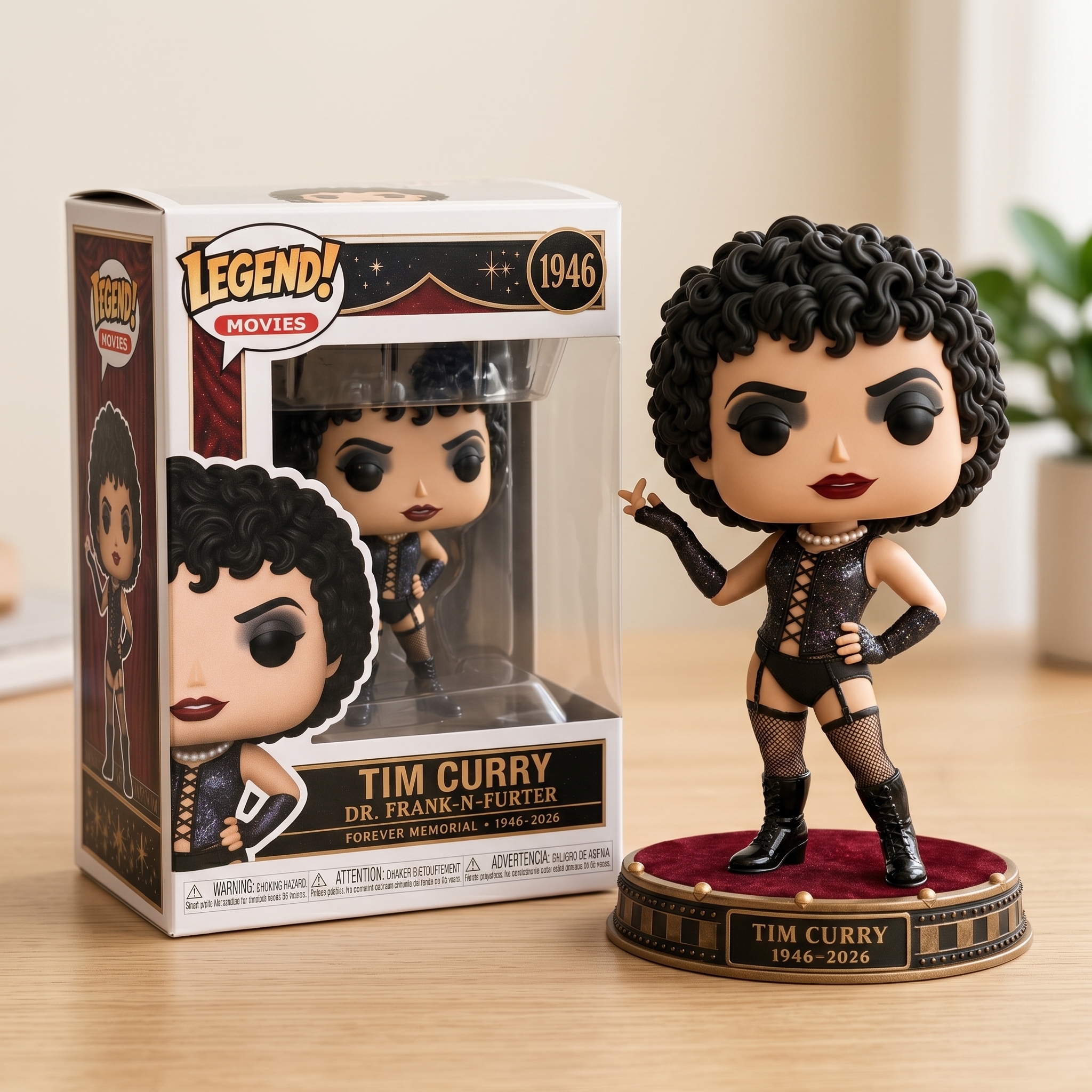 Tim Curry — Dr. Frank-N-Furter 1946–2026 Memorial Collector Figure